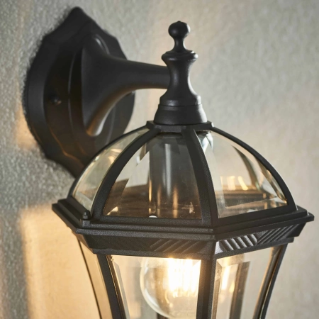 Kinkiet zewnętrzny czarny metalowy 41cm YG-3501 z serii DRAYTON - Endon Lighting
