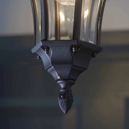 Lampa wisząca zewnętrzna czarna metalowa IP44 YG-3503 z serii DRAYTON - Endon Lighting