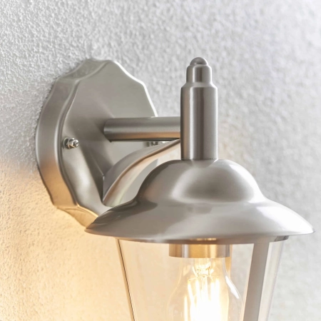Kinkiet zewnętrzny metalowy srebrny IP44 YG-861-SS z serii Klien - Endon Lighting
