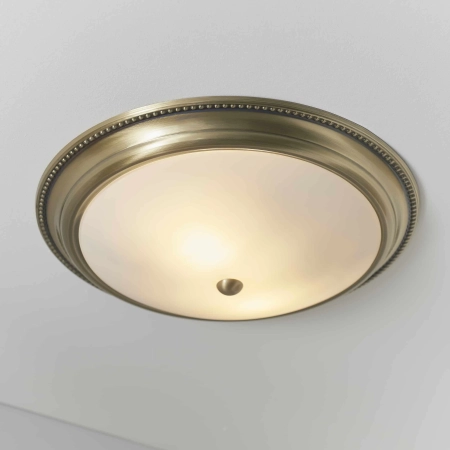 Plafon okrągły mosiężny 43cm 2-punktowy 91121 z serii ATLAS - Endon Lighting