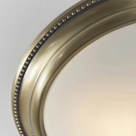 Plafon okrągły mosiężny 43cm 2-punktowy 91121 z serii ATLAS - Endon Lighting