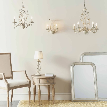 Lampa wisząca kremowa metalowa 3-punktowa LULLABY-3CR z serii LULLABY - Endon Lighting