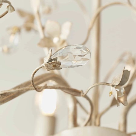 Lampa wisząca kremowa metalowa 3-punktowa LULLABY-3CR z serii LULLABY - Endon Lighting