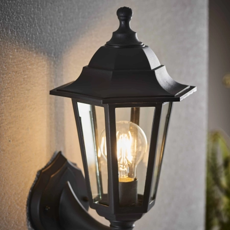 Kinkiet zewnętrzny czarny klasyczny EL-40045 z serii Bayswater - Endon Lighting