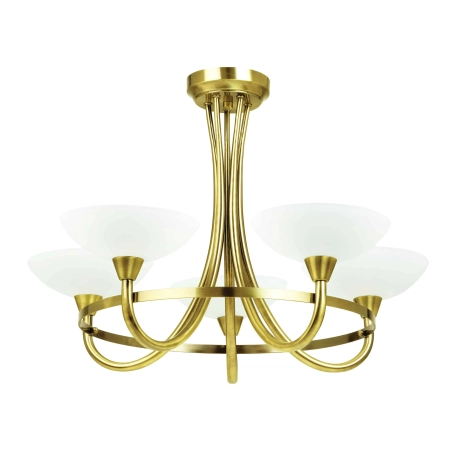 Lampa sufitowa złota metalowa 5-punktowa CAGNEY-5AB z serii CAGNEY - Endon Lighting