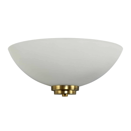 Kinkiet ścienny półokrągły biały mosiężny WELLES-1WBAB z serii Welles - Endon Lighting