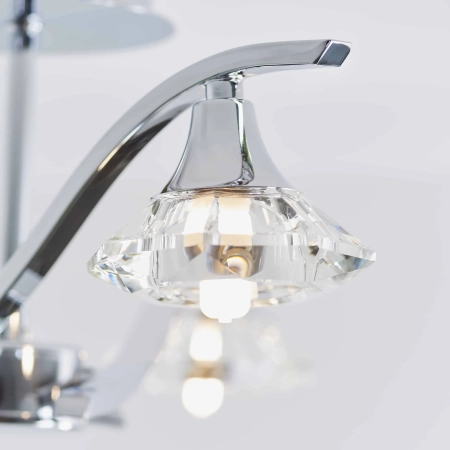 Lampa sufitowa chromowana szklana 3-punktowa LANGELLA-3CH z serii LANGELLA - Endon Lighting