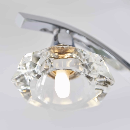 Lampa sufitowa chromowana szklana 3-punktowa LANGELLA-3CH z serii LANGELLA - Endon Lighting