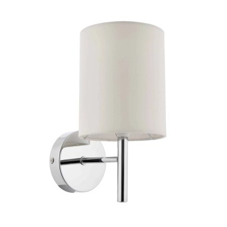 Kinkiet ścienny chromowany z białym abażurem BRIO-1WBCH z serii BRIO - Endon Lighting