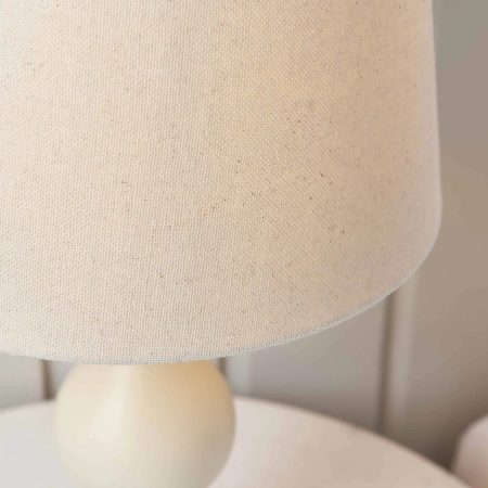 Lampa stołowa kremowa drewniana z abażurem 48cm MARSHAM-TLIV z serii MARSHAM - Endon Lighting
