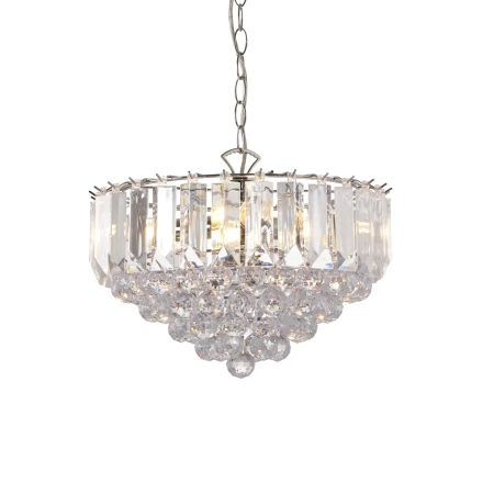 Lampa wisząca kryształowa chromowana 3-punktowa FARGO-14CH z serii FARGO - Endon Lighting