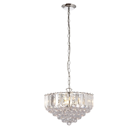 Lampa wisząca kryształowa chromowana 3-punktowa FARGO-14CH z serii FARGO - Endon Lighting
