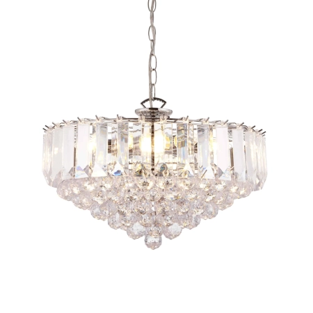 Lampa wisząca kryształowa chromowana 6-punktowa FARGO-18CH z serii FARGO - Endon Lighting