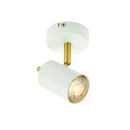 Reflektor sufitowy biało-złoty metalowy 59931 z serii Gull - Endon Lighting