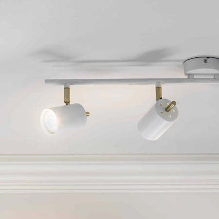 Lampa sufitowa metalowa biało-złota 4-punktowa 59933 z serii GULL - Endon Lighting