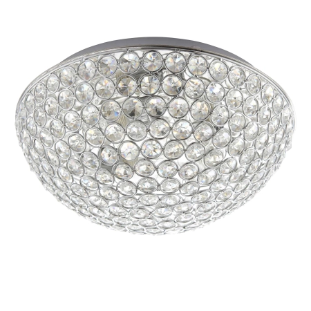 Plafon kryształowy okrągły chromowany 3-punktowy 60103 z serii Chryla - Endon Lighting