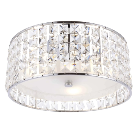 Plafon kryształowy chromowany okrągły 30cm 61252 z serii BELFONT - Endon Lighting