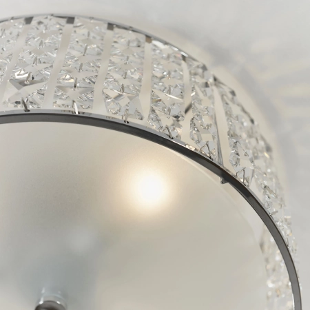 Plafon kryształowy chromowany okrągły 30cm 61252 z serii BELFONT - Endon Lighting