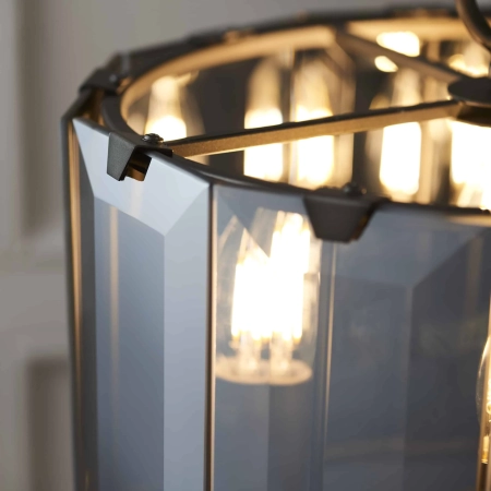 Lampa wisząca dymiona szklana 4-punktowa 61281 z serii Clooney - Endon Lighting