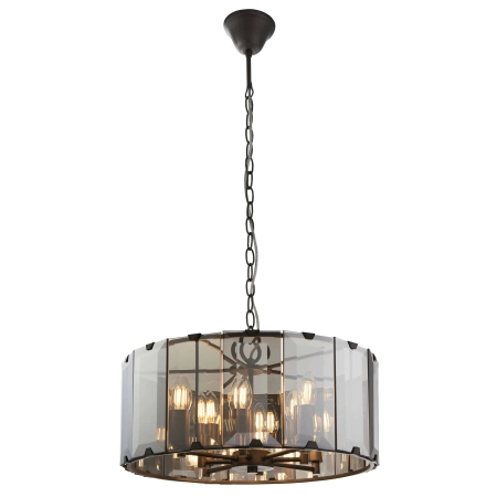 Lampa wisząca dymiona szklana 8-punktowa 50cm 61294 z serii Clooney - Endon Lighting