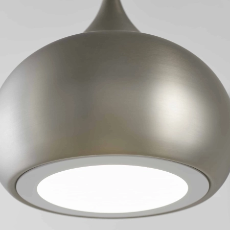 Lampa wisząca metalowa srebrna 30cm LED 61296 z serii Brosnan - Endon Lighting
