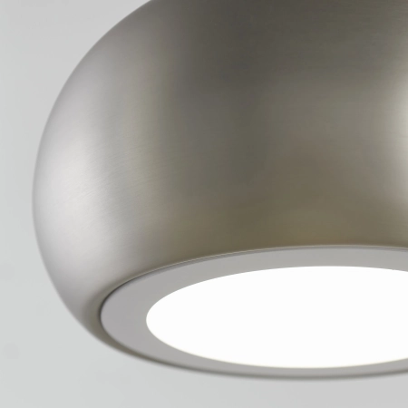 Lampa wisząca metalowa srebrna 30cm LED 61296 z serii Brosnan - Endon Lighting