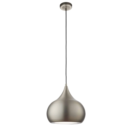 Lampa wisząca metalowa srebrna 30cm LED 61296 z serii Brosnan - Endon Lighting