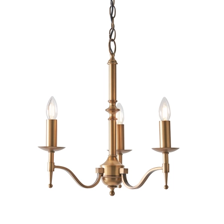 Lampa wisząca witrażowa 3-punktowa CA1P3B z serii Tiffany