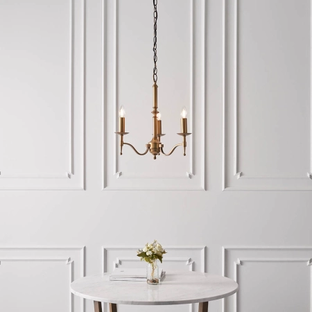 Lampa wisząca witrażowa 3-punktowa CA1P3B z serii Tiffany