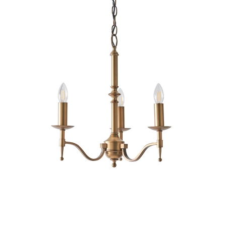 Lampa wisząca witrażowa 3-punktowa CA1P3B z serii Tiffany