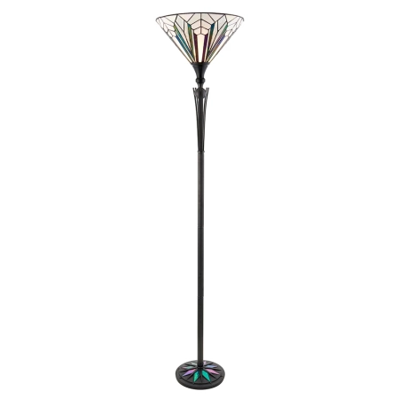 Lampa podłogowa witrażowa Tiffany 6393360W z serii Interiors 1900