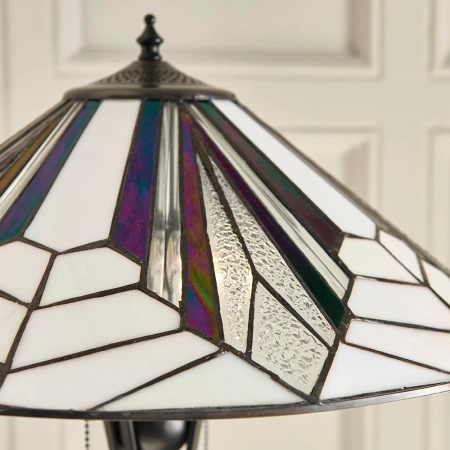 Lampa podłogowa witrażowa Tiffany 639342 z serii Interiors 1900