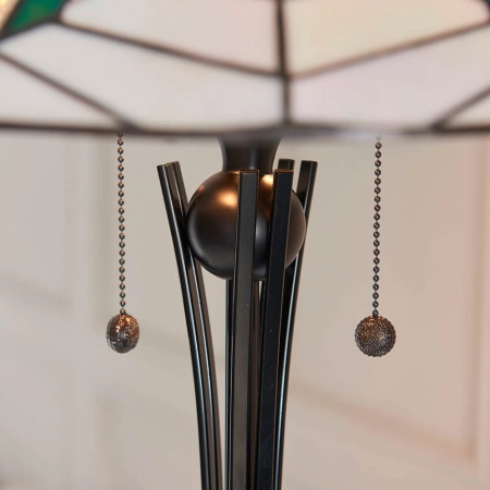 Lampa podłogowa witrażowa Tiffany 639342 z serii Interiors 1900