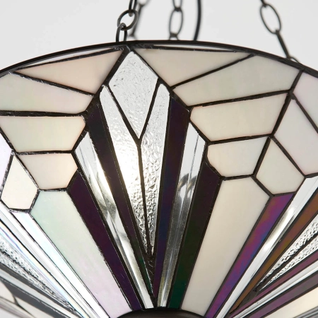 Lampa wisząca witrażowa Tiffany 639363 z serii Interiors 1900