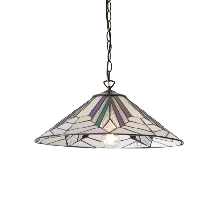 Lampa wisząca witrażowa kolorowa E27 6393860W z serii Tiffany