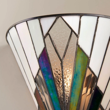 Kinkiet witrażowy Tiffany 6394040W z serii Interiors 1900