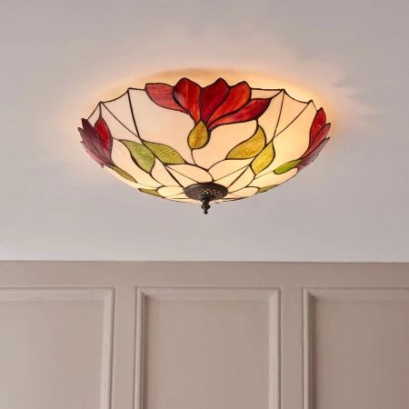 Plafon do salonu Tiffany 639602 x 60W E27 GLS - Interiors 1900