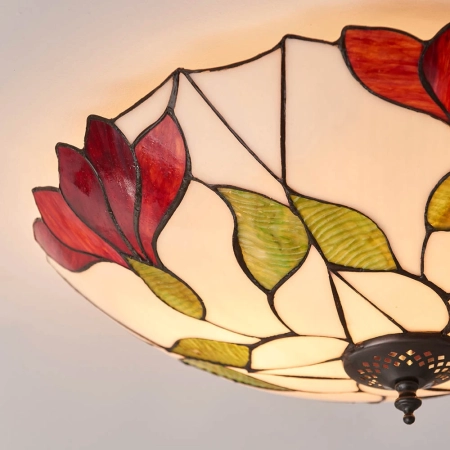 Plafon do salonu Tiffany 639602 x 60W E27 GLS - Interiors 1900