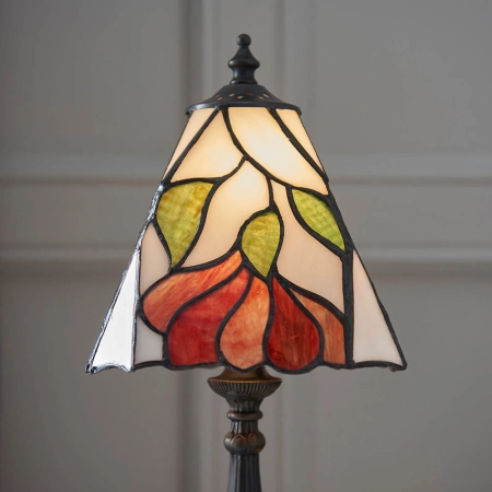 Lampa stołowa witrażowa Tiffany 6396340W z serii Interiors 1900