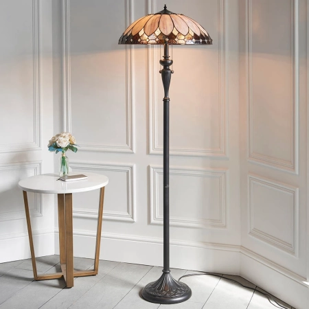 Lampa podłogowa witrażowa Tiffany 639722 z serii Interiors 1900