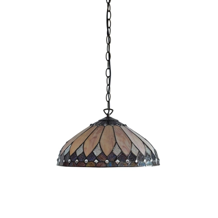 Lampa wisząca witrażowa kolorowa 6397760W z serii Tiffany