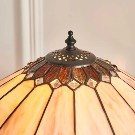 Lampa stołowa witrażowa Tiffany 6398260W z serii Interiors 1900