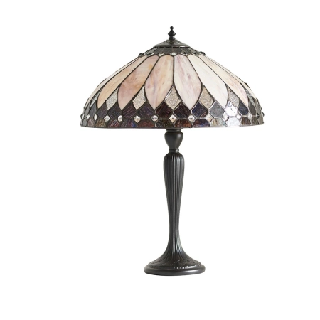 Lampa stołowa witrażowa Tiffany 6398260W z serii Interiors 1900