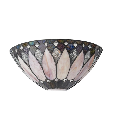 Kinkiet witrażowy Tiffany kolorowy 6398340W z serii Interiors 1900