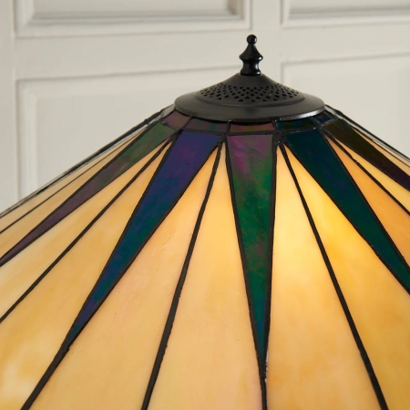 Lampa podłogowa witrażowa Tiffany 640412 z serii Interiors 1900