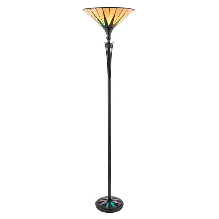 Lampa podłogowa witrażowa Tiffany 6404260W z serii Interiors 1900