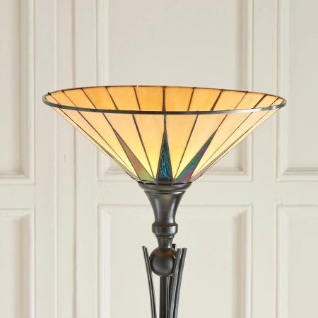 Lampa podłogowa witrażowa Tiffany 6404260W z serii Interiors 1900
