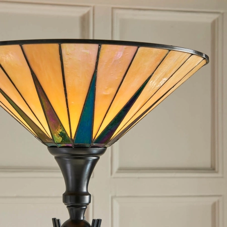 Lampa podłogowa witrażowa Tiffany 6404260W z serii Interiors 1900