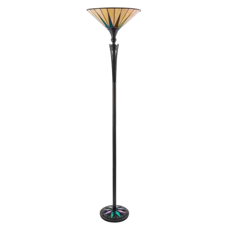 Lampa podłogowa witrażowa Tiffany 6404260W z serii Interiors 1900