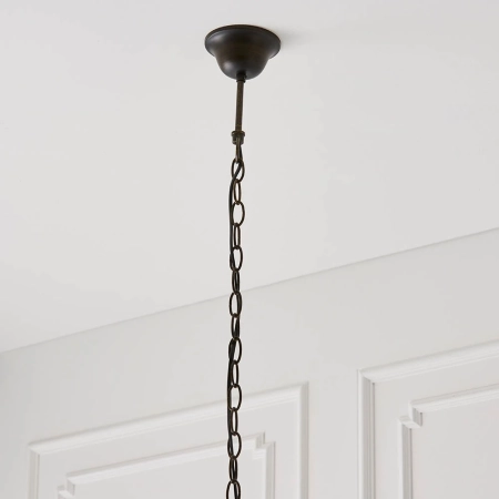 Lampa wisząca witrażowa wielokolorowa 640803 z serii Tiffany